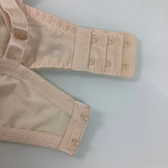 Lunaire Seville Shear Lace Full Coverage Ivory Wired Bra SZ 38D EUC - Picture 10 of 12